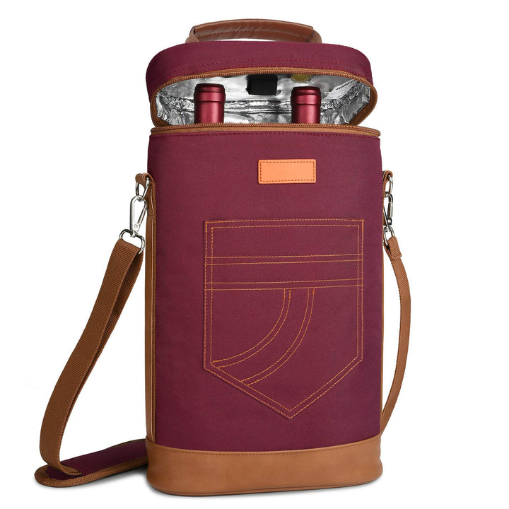 Unisex Isolert Flaske Transport Bag Skanto