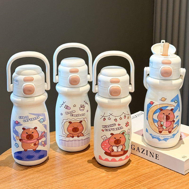Dame isolert drikkeflaske med dyrevennlig design Skanto