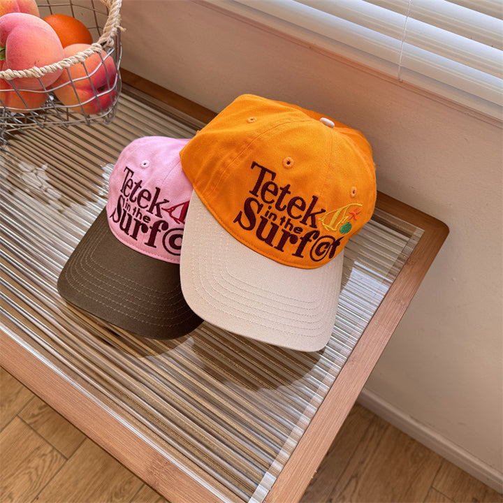 Kvinnenes broderte casual solhatt Skanto