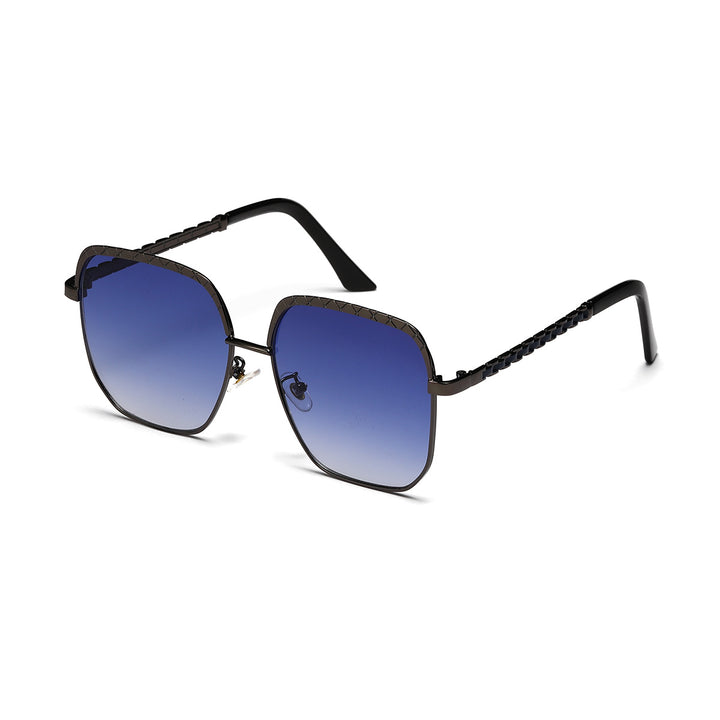 Dame moteriktig oversized solbrille i geometrisk design Skanto
