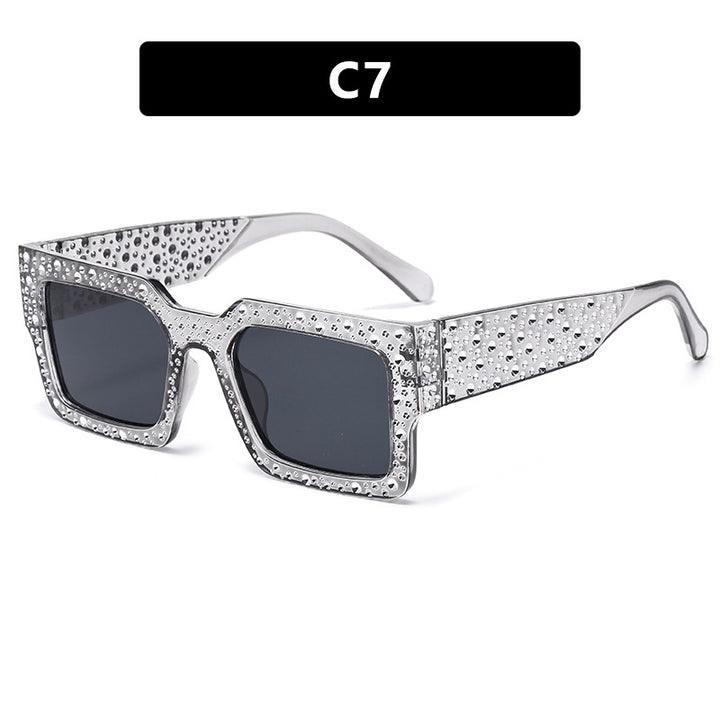 Women's extravagant sunglasses with sparkling accent Skanto