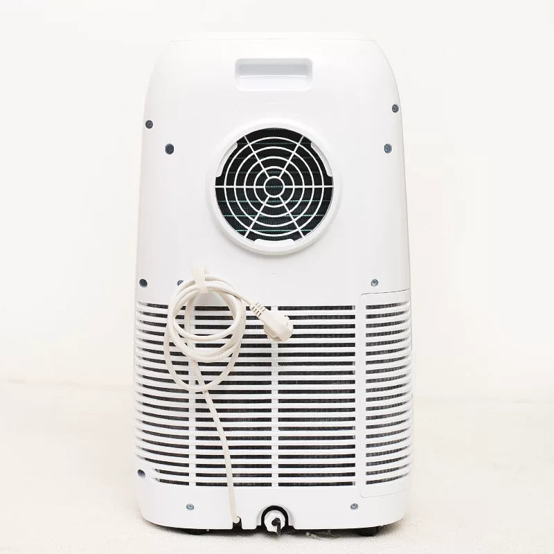 Unisex en størrelse ventilert enkelt rør bærbar kjølemiddelklimaanlegg med toppmontert digitalkontroll, avfukter, automatiske svinglameller og hjul Skanto