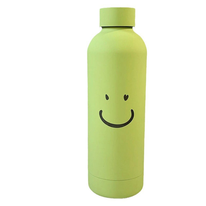 Damen Isolierflasche mit fröhlichem Smileys-motiv Skanto