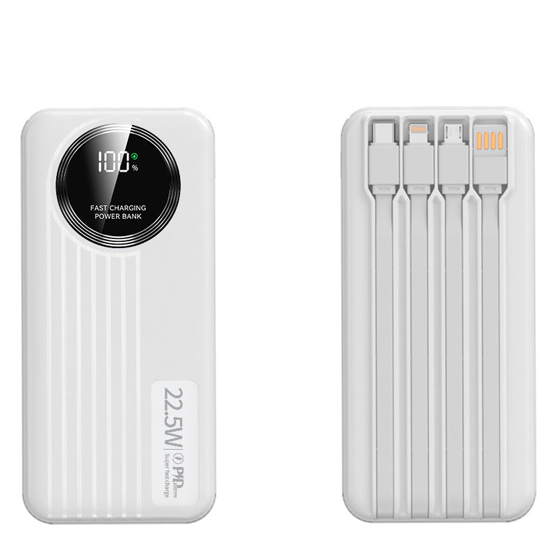 Høyytelses powerbank med Smart-LED-skjerm Skanto