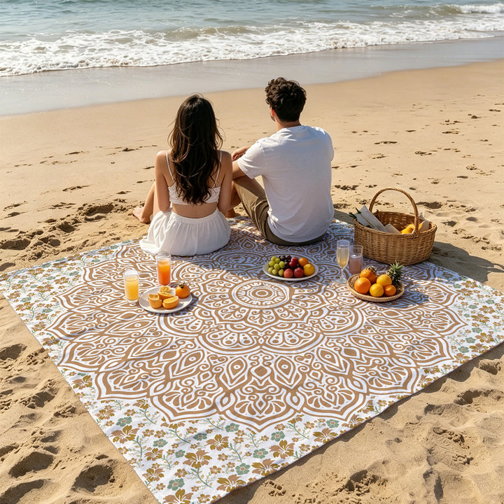 Mandala Design Strandmat Skanto