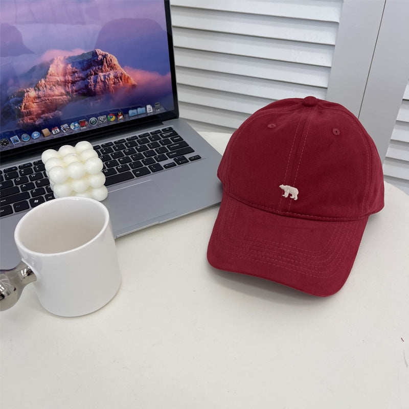 Kvinnens avslappede bomull brodert baseballcap Skanto