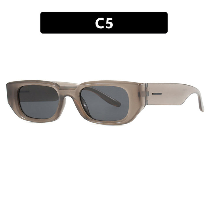 Women's trendy sunglasses with innovative transparent frame and polarized lens Skanto
