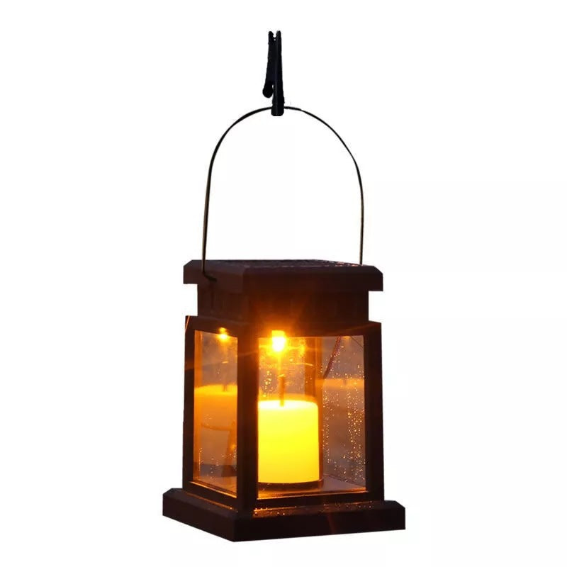 Solarlampe med realistisk flammelys LED-lys og vanntett utendørsdesign Skanto