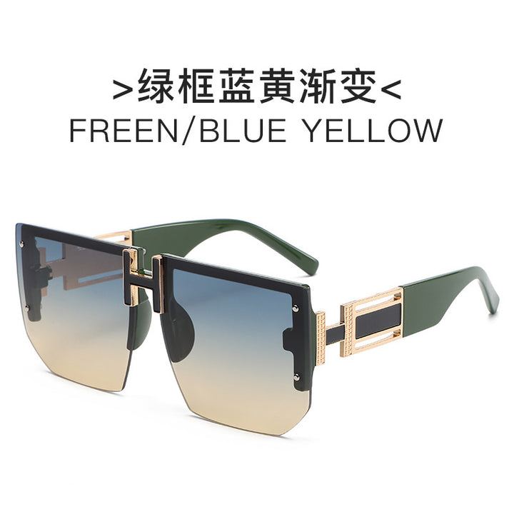 Dame futuristisk kvadrat solbrille Skanto