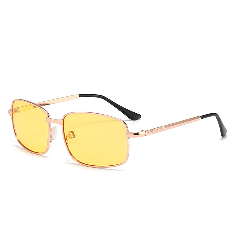 Herrer moteriktig solbrille med høykvalitets metallramme og UV-beskyttelse Skanto