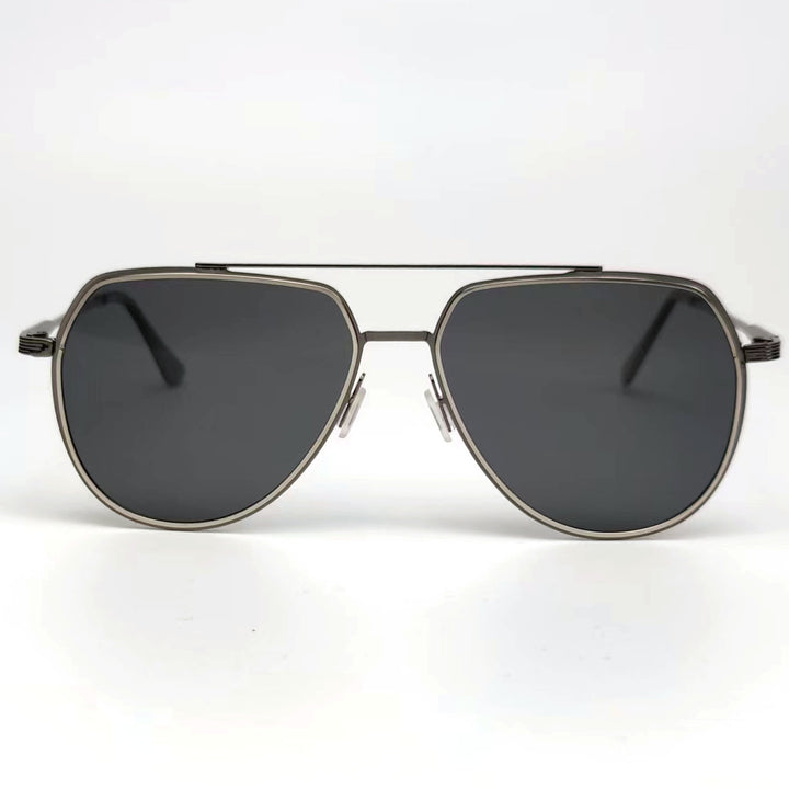 Herre elegant pilot-solbrille med polariserte glass Skanto