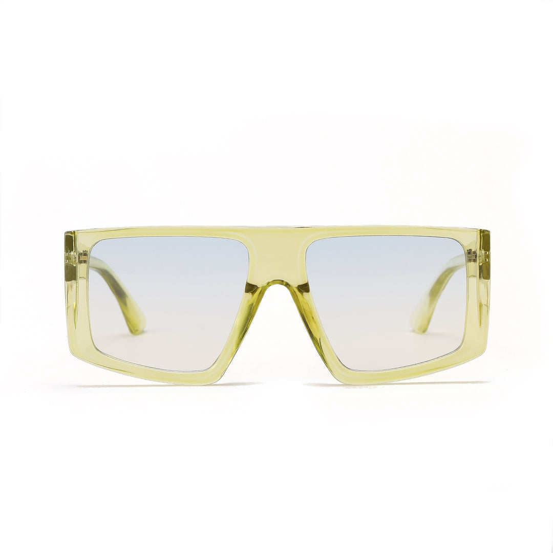 Dame oversized geometrisk solbrille Skanto