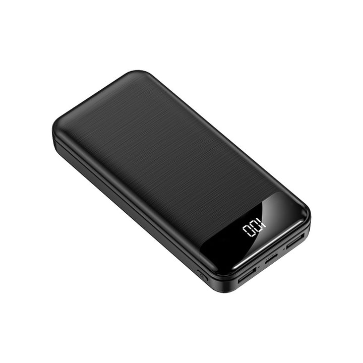 Ultra-slank Powerbank med LCD-skjerm og hurtigladingsfunksjon Skanto