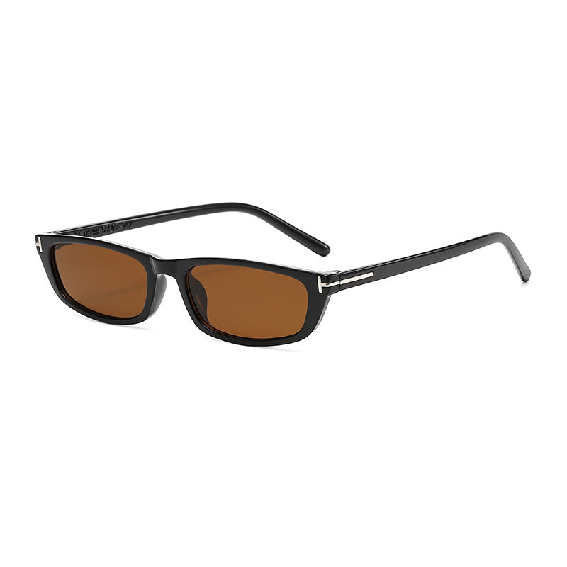 Dame moteriktig solbrille med elegant leopardmønster Skanto