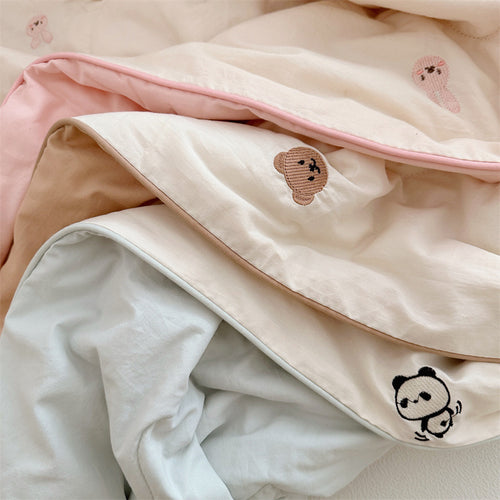 Unisex Cozy Teppe med Søtt Panda Design Skanto