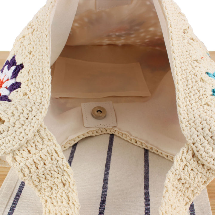 Hand-knotted tote bag Skanto