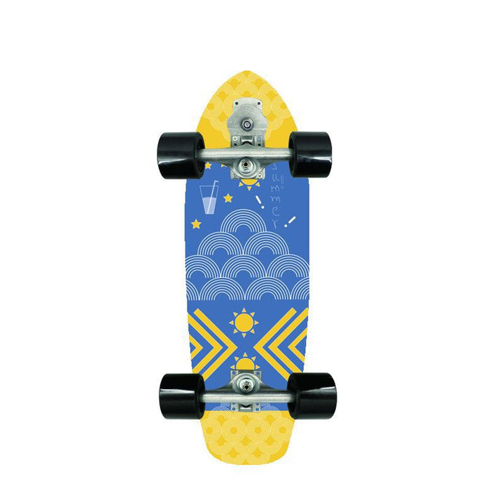Retro-inspirert mini cruiser skateboard Skanto