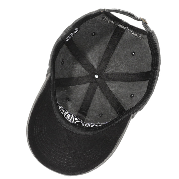 Men's Distressed Embroidered Dad Hat Skanto