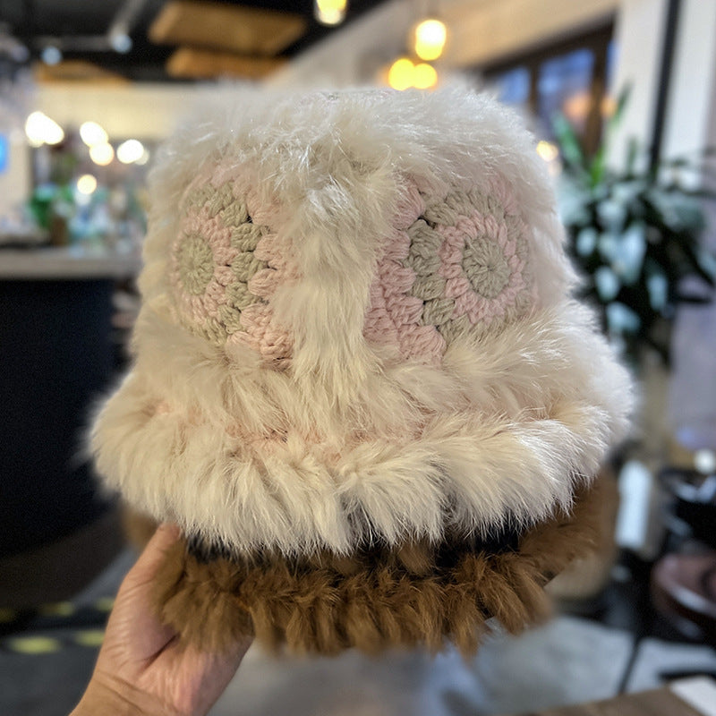 Skanto | Cozy Håndlaget Heklet Blomsterhatt