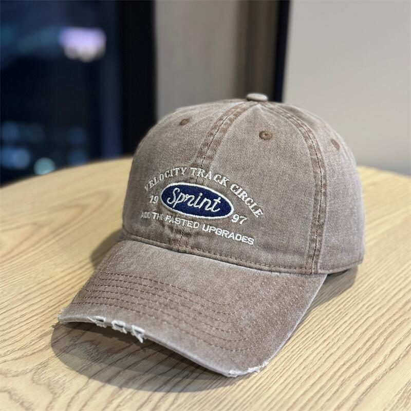 Herre Casual Vintage Brodert Baseballcaps Skanto