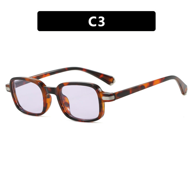 Women's Fashionable Square Sunglasses in Trendy Tortoiseshell Design Skanto