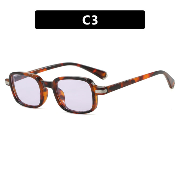 Women's Fashionable Square Sunglasses in Trendy Tortoiseshell Design Skanto