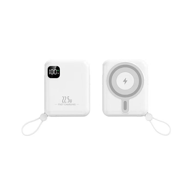 Magnetisk powerbank med høghastighets ladeteknologi Skanto