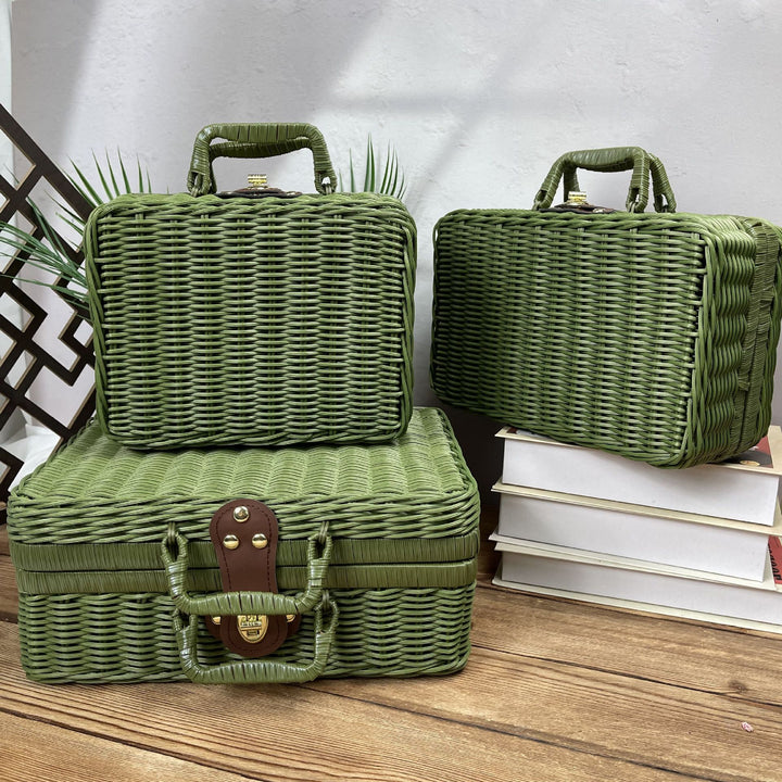 Dame Rattan Håndveske Skanto