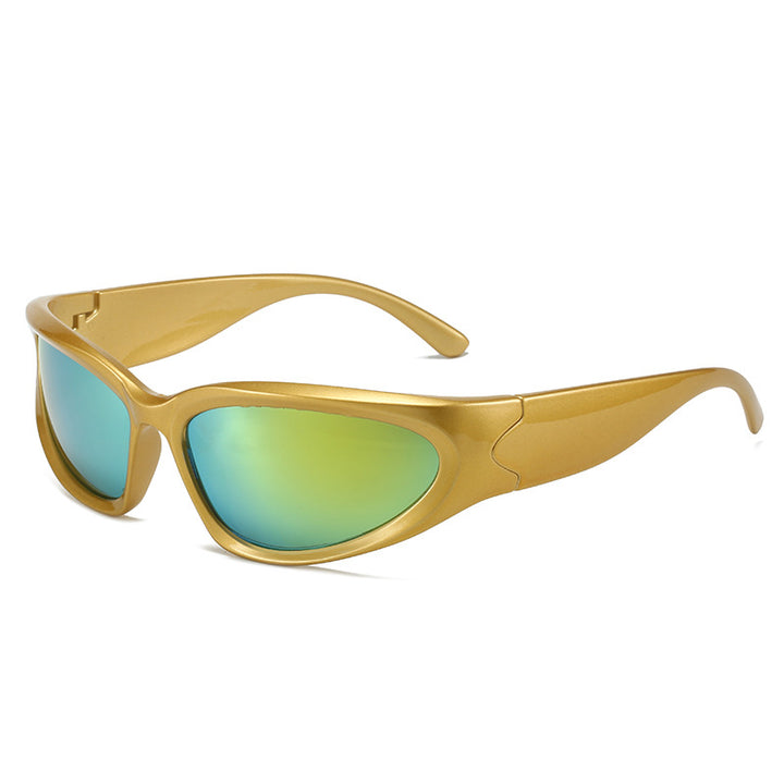 Dame sporty solbriller med ergonomisk design og polariserte glass Skanto