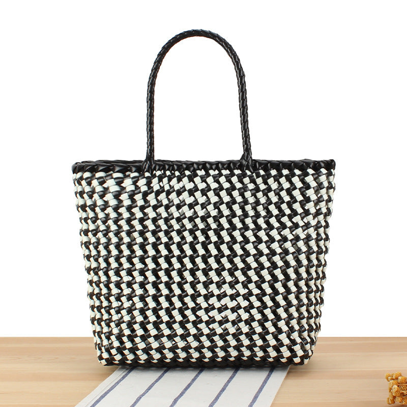 Large tote bag made of braided material Skanto