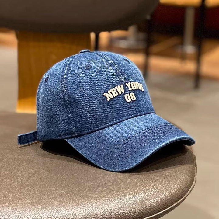 Kvinne Vintage-inspirert Denim Baseball Caps Skanto