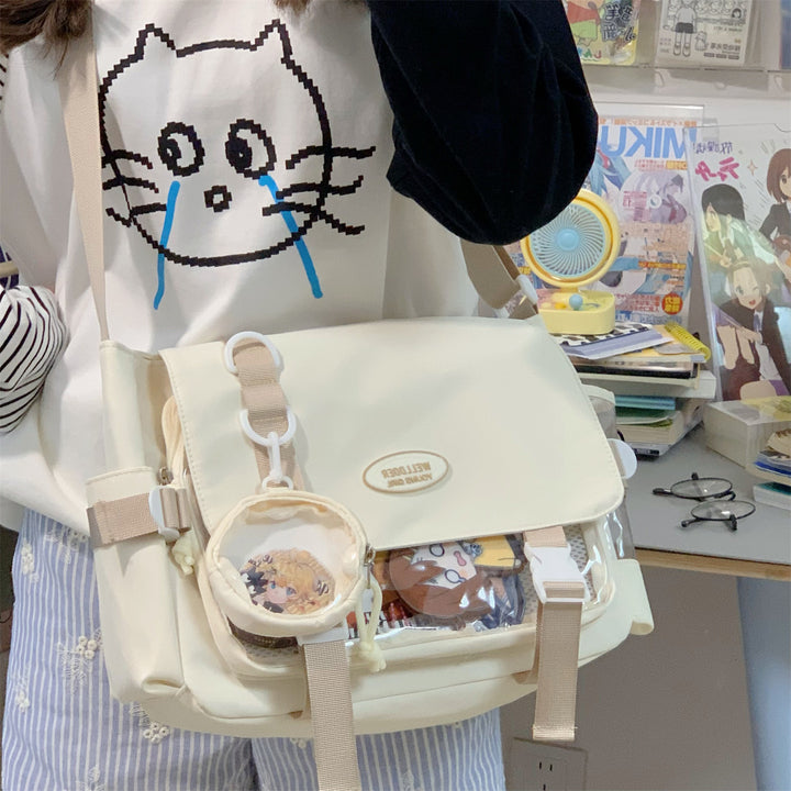 Klassisk Messenger Bag Skole Rygsekk