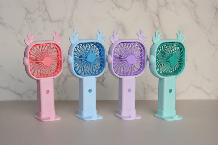 Unisex Bærbar Mini-vifteen med ergonomisk design og dyreører Skanto