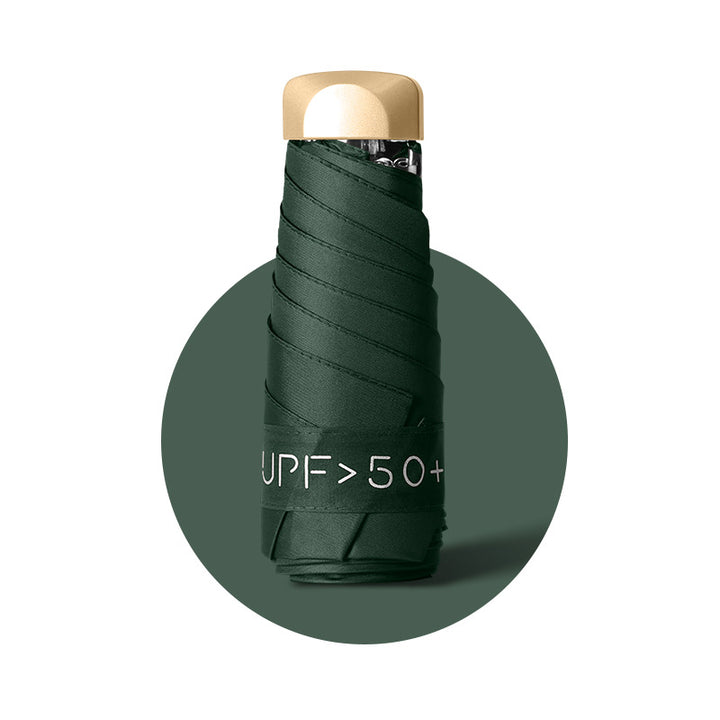 Kvinne UV-beskyttende sammenleggbar paraply med innovativt design Skanto