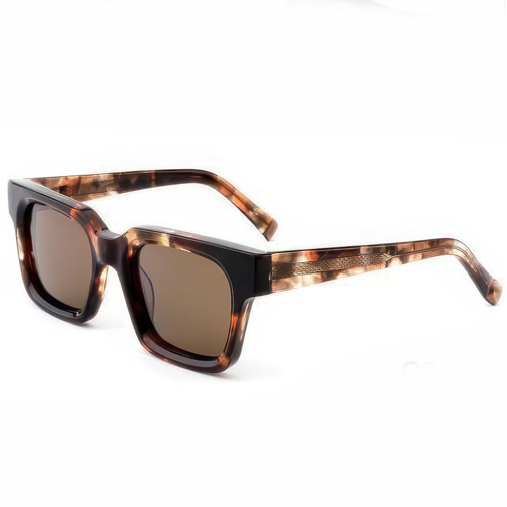 Dame modiske solbriller med iøynefallende ramme og høykvalitets linser Skanto