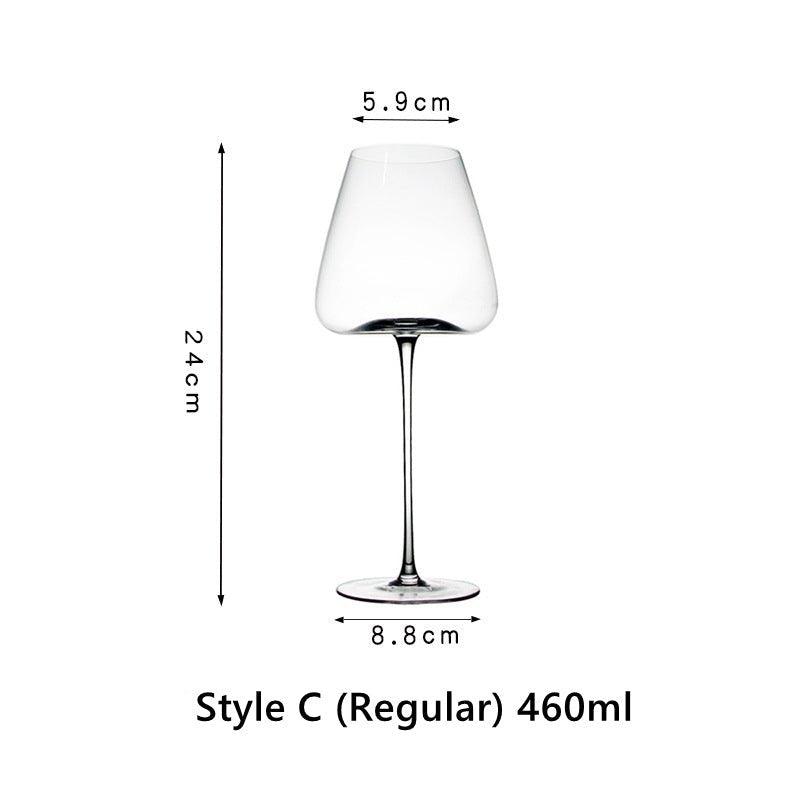 Krystallglass Rød Stilk Burgunder Glass | Skanto