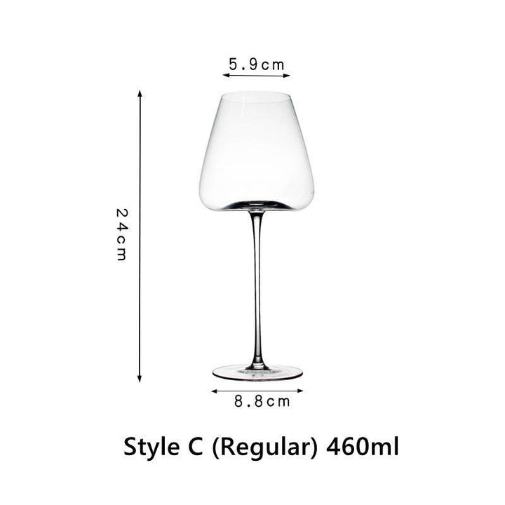 Krystallglass Rød Stilk Burgunder Glass | Skanto