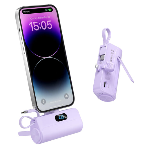 Kompakt Powerbank med Innebygd LED-lys Skanto