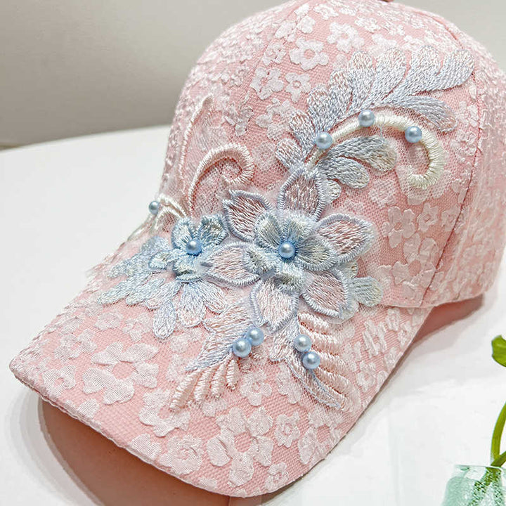 Kvinners broderte blonde baseball caps Skanto