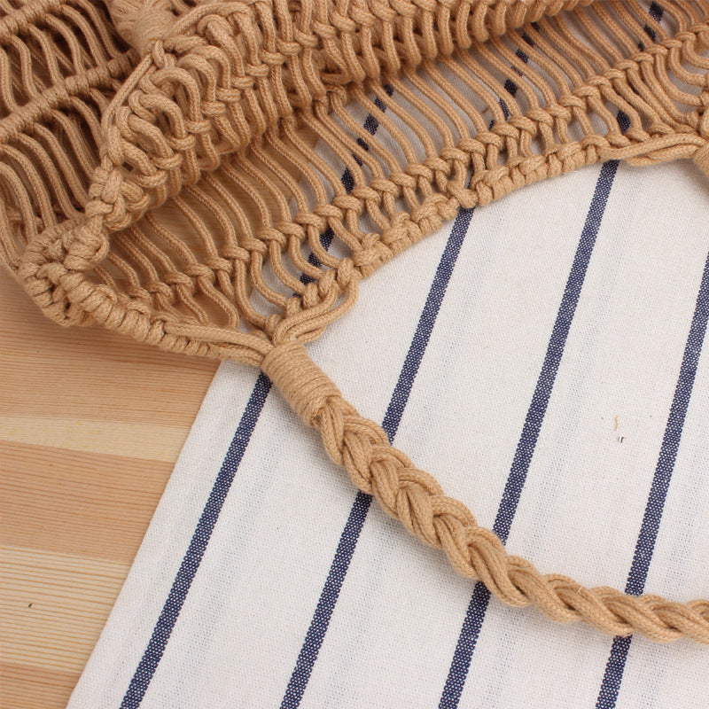 Braided tote bag with inner pouch Skanto