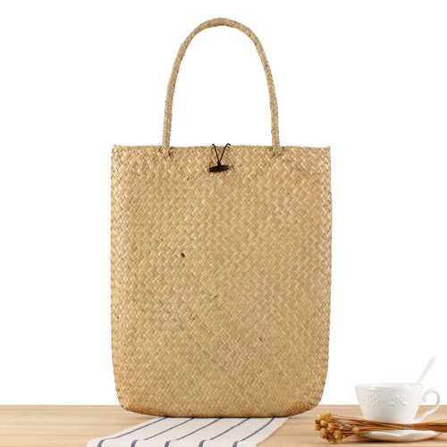 Spacious basket bag with sealed closure Skanto