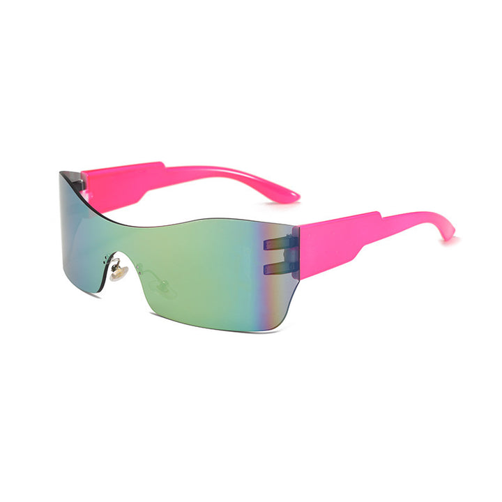 Dame Sporty Racing Sunglasses med innovativt luftgjennomtrengelig ramme Skanto