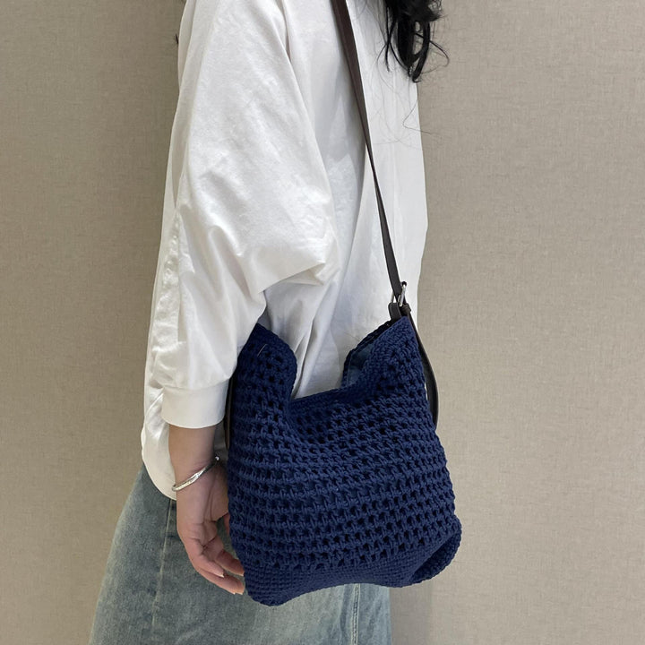 Tote bag i flettet materiale Skanto