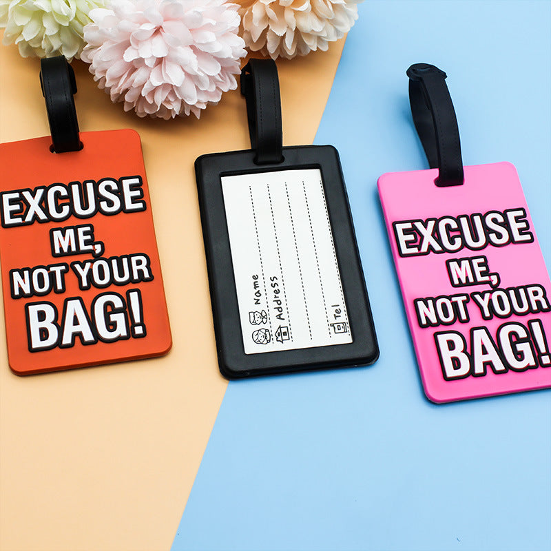 Unisex Bag tag med morsom tekst Skanto