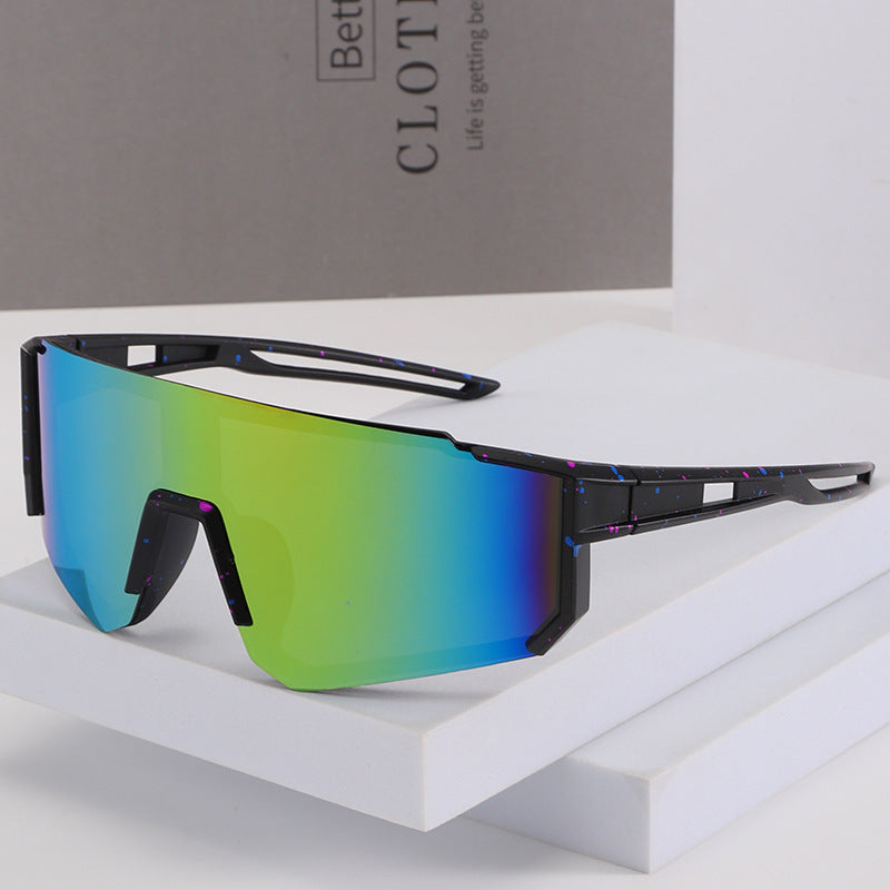 Men's Futuristic Oversized Shield Sunglasses Skanto