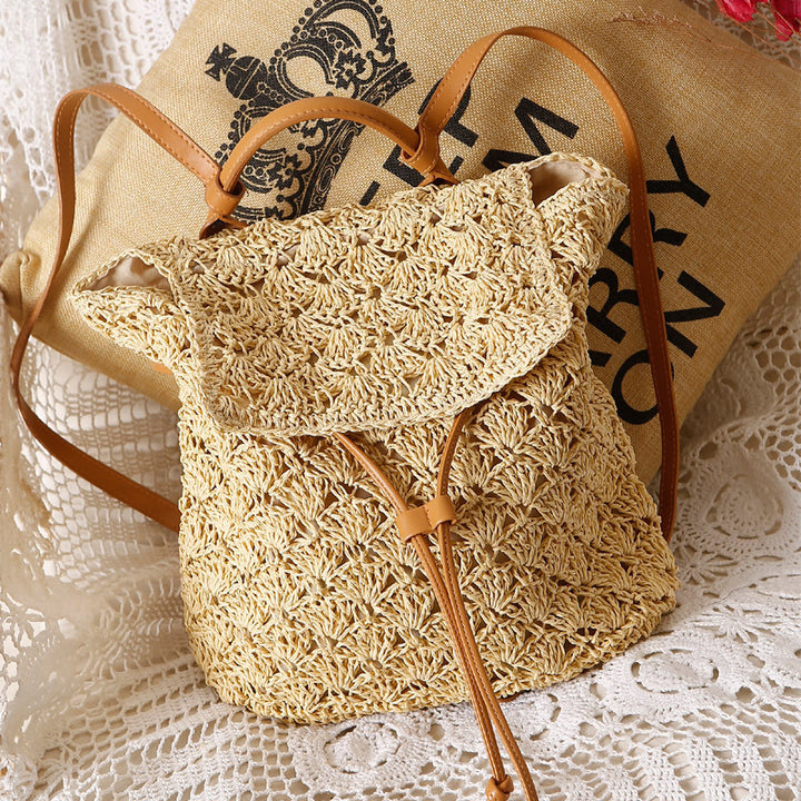 Lightweight backpack bag made of handmade natural material Skanto