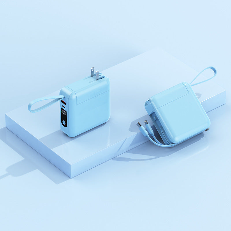 kompakt Ladeadapter med integrert kabel Skanto