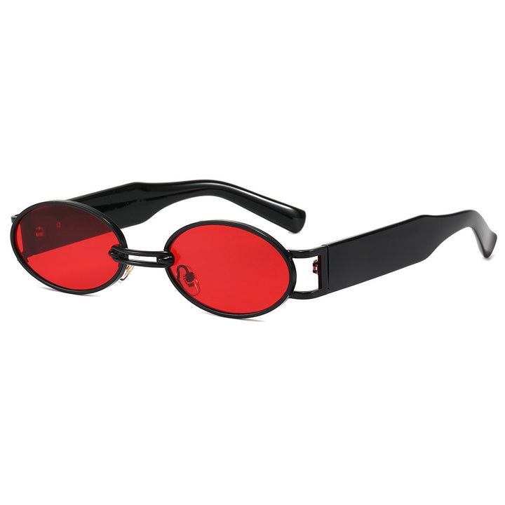 Dame moteriktig solbrille i oval design Skanto