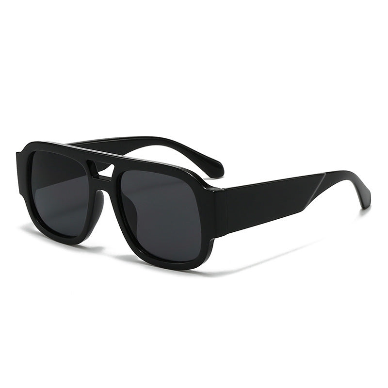 Unisex Bold Frame Retro Solbriller Skanto