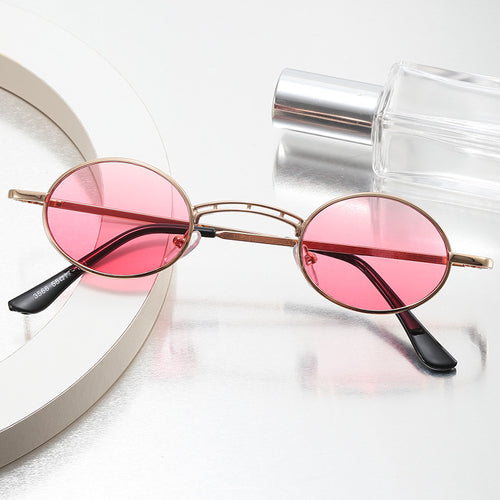 Dame rund fashion solbrille Skanto